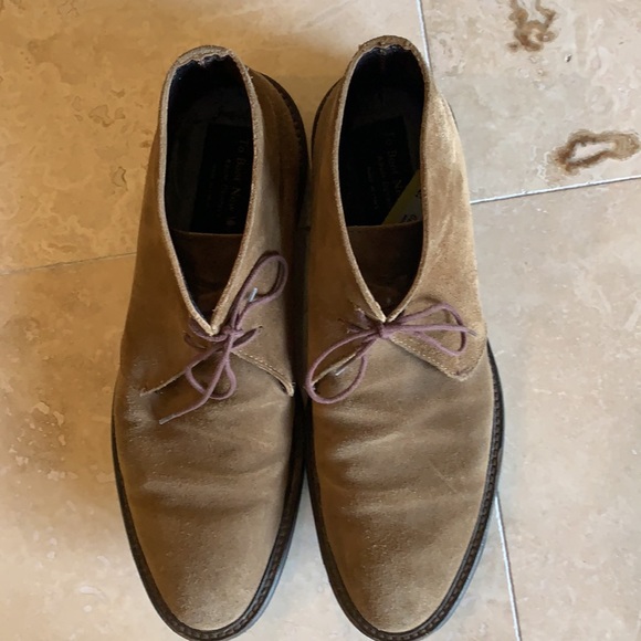 To Boot Adam Derrick New York brown suede lace up loafer made in Italy